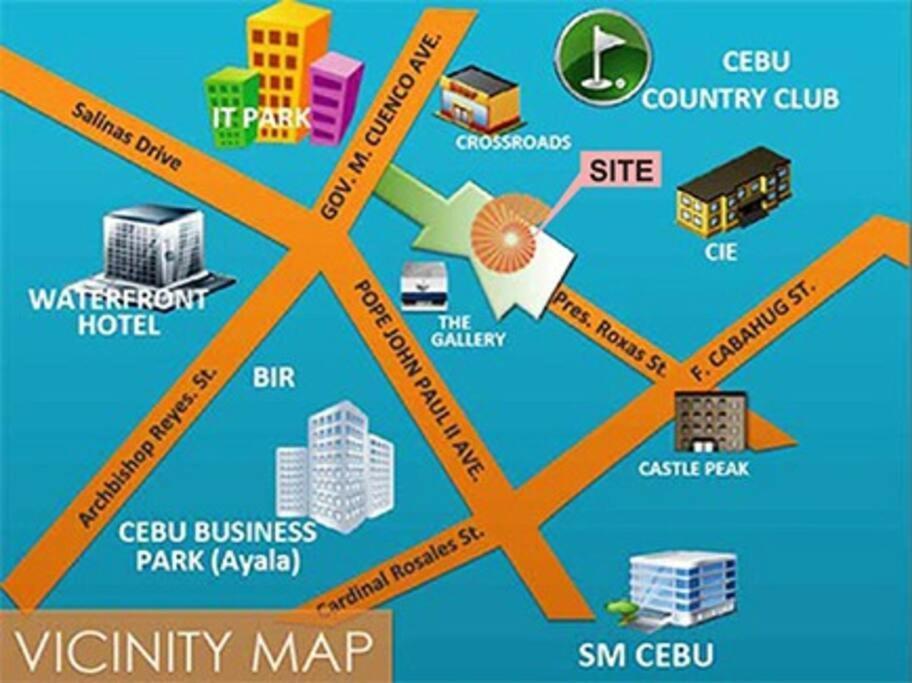 Condo Near Ayala Cebu City W Wifi Balcony Exterior foto